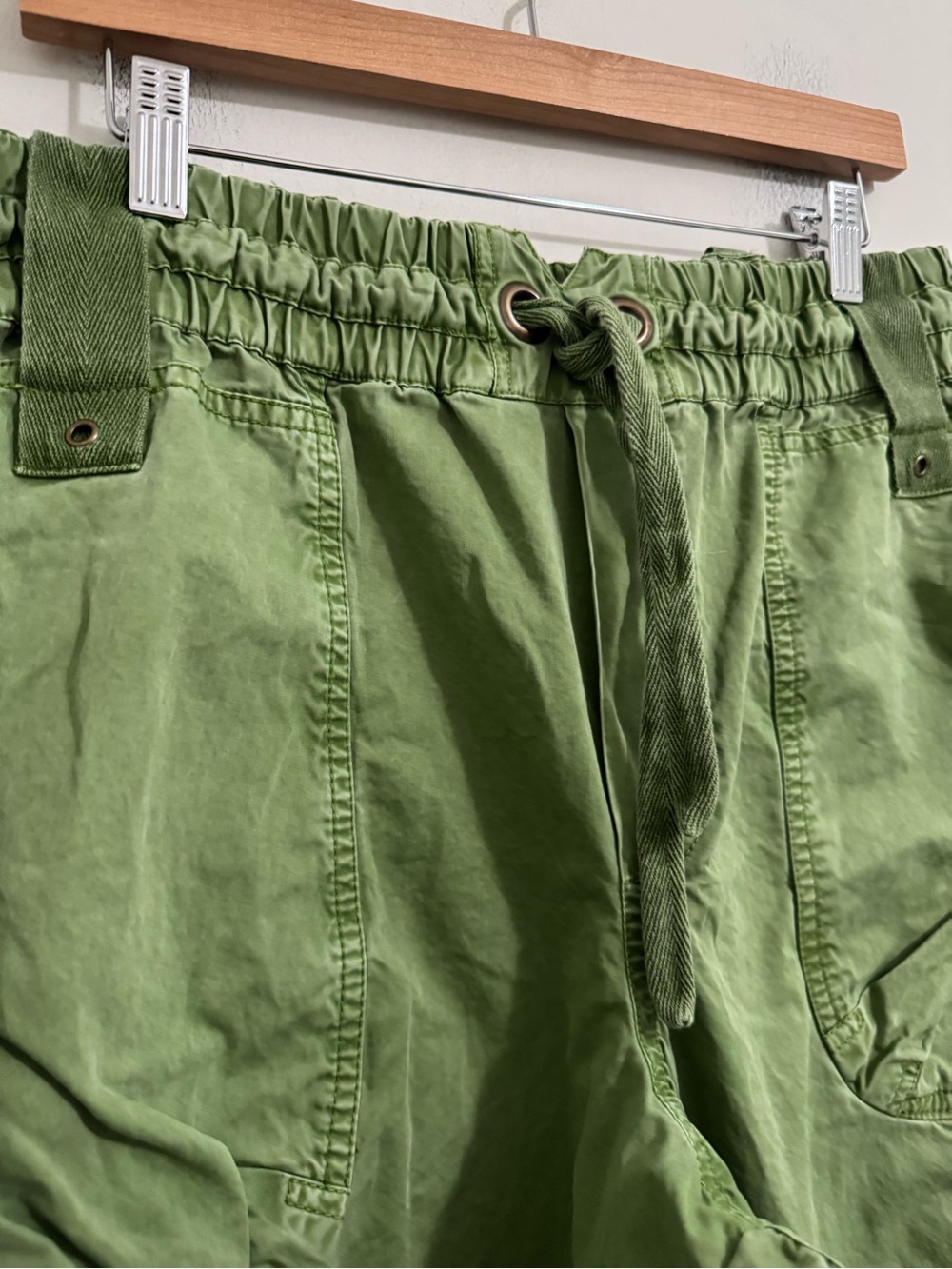 Free People Onset Pull-On Cargo Pants Green Large - Picture 7 of 15